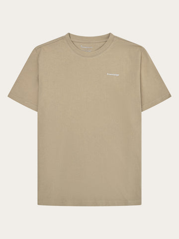 KnowledgeCotton Apparel - MEN Back print t-shirt T-shirts 1495 Twill