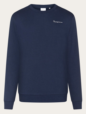 KnowledgeCotton Apparel - MEN Basic knowledgecotton sweat Sweats 1001 Total Eclipse