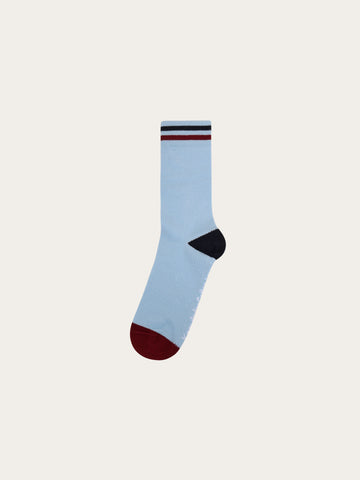 KnowledgeCotton Apparel - UNI Colorblock socks Socks 1009 Skyway