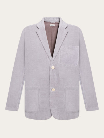 KnowledgeCotton Apparel - MEN Corduroy blazer Overshirts 1489 Shaved Chocolate