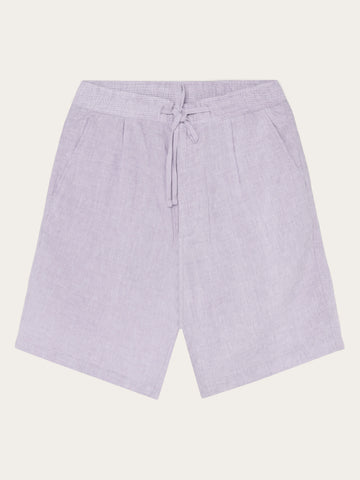 KnowledgeCotton Apparel - MEN FIG loose corduroy shorts Shorts 1489 Shaved Chocolate
