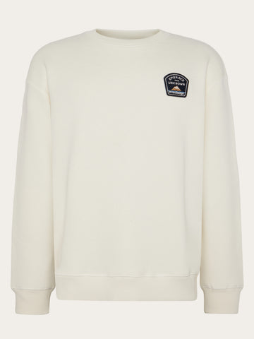 KnowledgeCotton Apparel - MEN Organic Cotton Crew Neck GOTS Sweats 1387 Egret