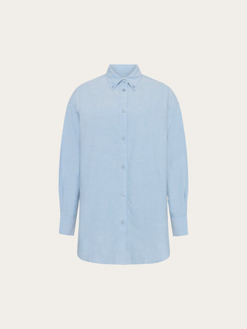 KnowledgeCotton Apparel - WMN Relaxed flannel shirt Shirts 1463 Glacier Lake