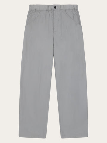 KnowledgeCotton Apparel - WMN Sky relaxed vent ripstop 90 pants Pants 1493 Ultimate Grey