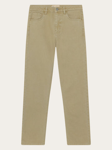 KnowledgeCotton Apparel - WMN Stella slim twill pants Pants 1495 Twill