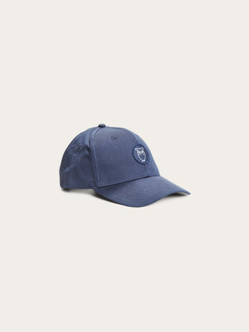 KnowledgeCotton Apparel - UNI Twill baseball cap Caps 1001 Total Eclipse