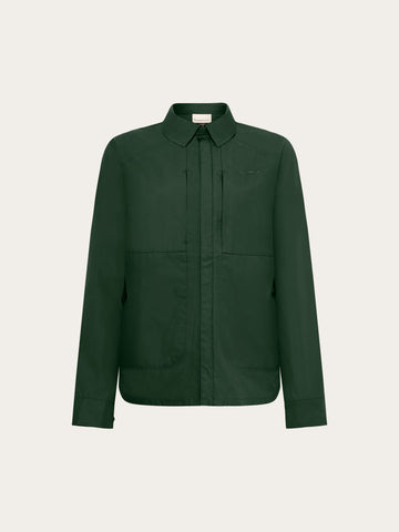 KnowledgeCotton Apparel - WMN Vent canvas 200 jacket Jackets 1068 Burned Olive