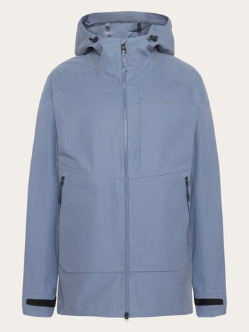 KnowledgeCotton Apparel - MEN Vent canvas 270 shell jacket Jackets 1226 Vintage Indigo