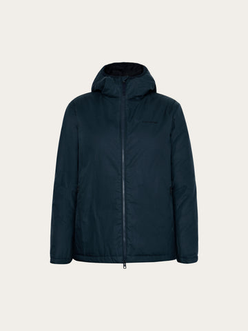 KnowledgeCotton Apparel - WMN Vent ripstop 140 insulated jacket Jackets 1001 Total Eclipse