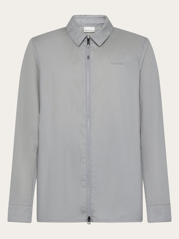 KnowledgeCotton Apparel - MEN Vent ripstop 90 overshirt Overshirts 1493 Ultimate Grey
