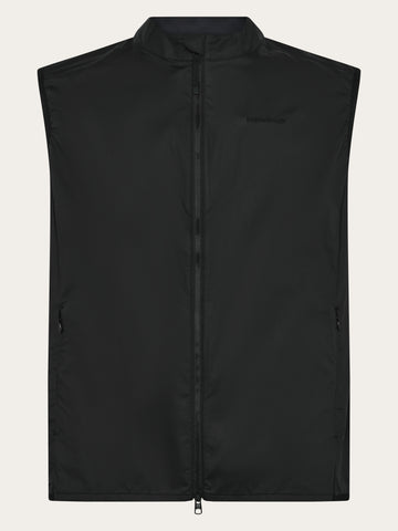 KnowledgeCotton Apparel - MEN Vent ripstop 90 vest Vests 1300 Black Jet