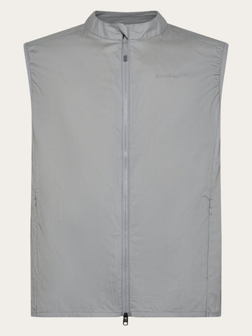 KnowledgeCotton Apparel - MEN Vent ripstop 90 vest Vests 1493 Ultimate Grey